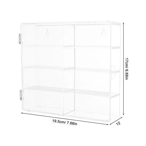 Modellbil Display: 1:64 Transparent Förvaringslåda I Akryl 1