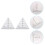 2St Triangulär Patchworklinjal För Quilting 5