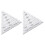 2St Triangulär Patchworklinjal För Quilting 6