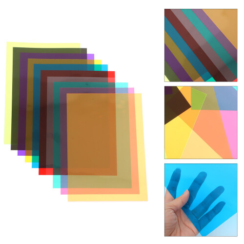 10Pcs Transparent Ljusdiffuseringsplattor Pvc 1