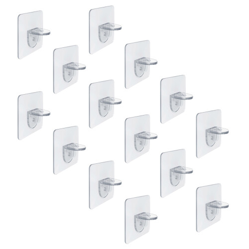 16pcs Self Adhesive Shelf Support Peg Load Bearing