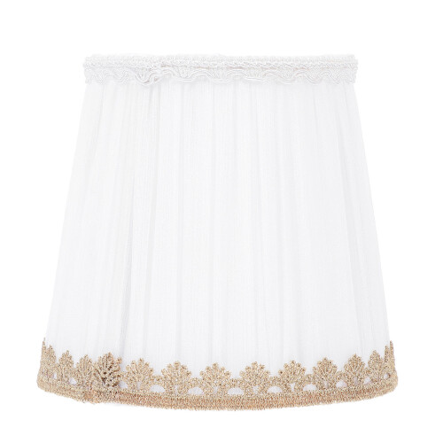 1Pc White Cloth Lampshade Simple Decorative Lamp Protector for Home
