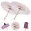 2Pcs Pappersparaply Fotoproposition Högtidsdags 2
