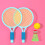 1 Set Barns Baddmintonracket Träningsutrustning Sport 4