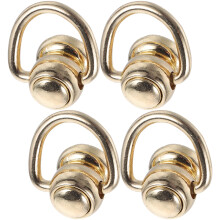 4Pcs Roterande Nitar D-Bjällror Svängbar Ryggsäcksbehör