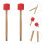 2 Styck Trummeklossar Av Med Handtag Perkussionsinstrument ( ) 5