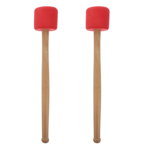 2 Styck Trummeklossar Av Med Handtag Perkussionsinstrument ( ) 1