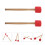 2 Styck Trummeklossar Av Med Handtag Perkussionsinstrument ( ) 3