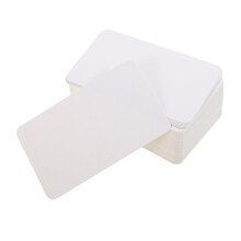 200Pcs Blank Kort Diy Renfärgade Papperskort Ordkort Pappersvykort