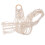 Wall Macrame Ukulele Gitarrhållare I Bomullslina 8