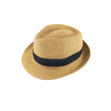 Unisex Barns Strohatt För Solskydd (Khaki)