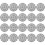 20Pcs Snowflake Cloth Coasters Pot Holders for Dining Decor 1