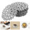 20Pcs Snowflake Cloth Coasters Pot Holders for Dining Decor 11