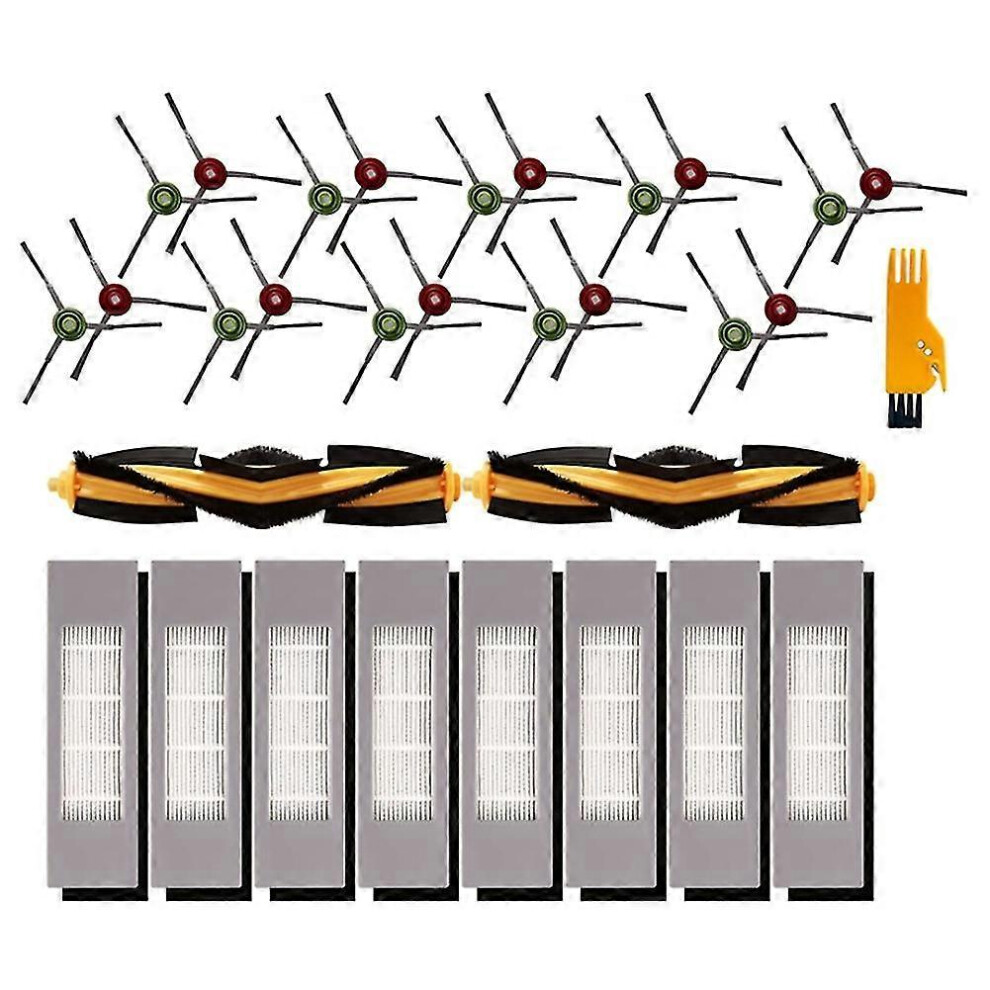 Kikidex (As Show, One Size) 31Pcs Replacement Parts For Ozmo 920 950 T5 T8 T9 Series Robot Vacuum Cleaner Household Cleaning