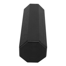 Octagonal Sand Shaker Maracas Percussion Instrument, Black, 157mm