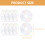 10Pcs Diy Målning Cd Skivor Handgjorda Decor 11