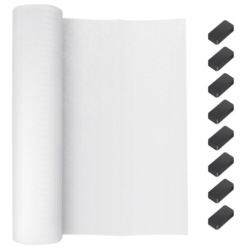 1 Rulle Spjällfilterpapper, Fläktskydd, Fettabsorberande (10 M)