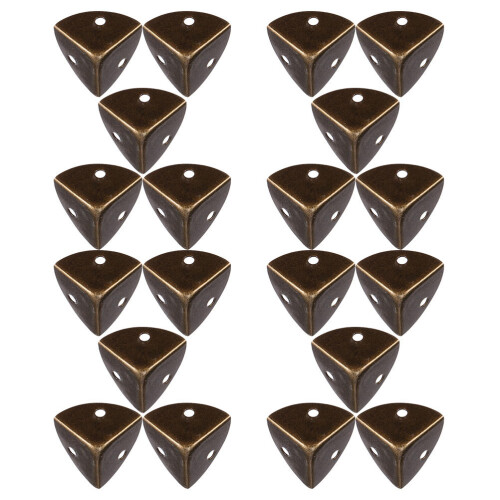 20Pcs Lås Hörnskydd Trälåda Retro Design Säkerhetsskydd 2