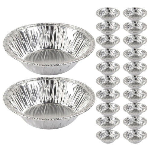 300 Pcs Tinplåttsäggkakelådor, Plåtfladder Tårtdiskar, Kakformar 1