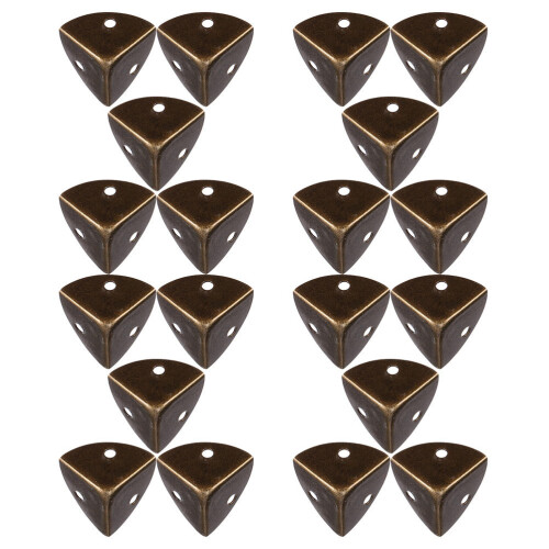20Pcs Låd Hörnskydd Träsäck Vintagedesign Säkerhetsskydd 2