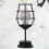 Eisen Tischlampe LED Schwarz 2