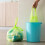 6Rolls Small Garbage Bags with Handle Tie for Rubbish 4