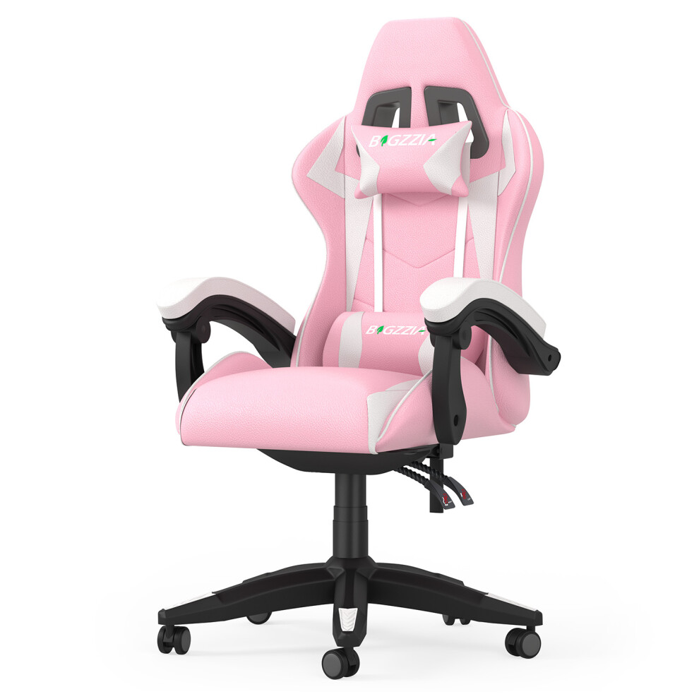 (Pink) Ergonomic Racing Style Swivel Gaming Chair-image-OPC-PDSRKGK-NEW