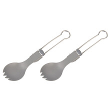 2 Stycken Fällbara Sporks För Camping