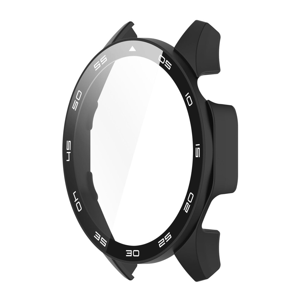 Smart Watch Protective Pc Case For Watch Gt4 46Mm, Waterproof, Anti-Dirt Bumper, Screen Protector, Black 9105992829866