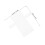 10Pcs Plastnät Väskpåsar Blad Handväsksaccessoar Virkprojekt Vit 3
