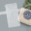 10Pcs Plastnät Väskpåsar Blad Handväsksaccessoar Virkprojekt Vit 7