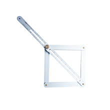 Aluminiumlegering Vinkelhake Kombinationsvinkelmått Silver