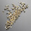 100 Pcs Mini Brads För Scrapbooking Diy - 5,5X11 Mm Guld 5