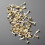100 Pcs Mini Brads För Scrapbooking Diy - 5,5X11 Mm Guld 8