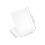2St Plast L-Form Prisbrickor Ställ Transparent Prisvisarhållare 2