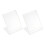 2St Plast L-Form Prisbrickor Ställ Transparent Prisvisarhållare 10