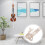 Wall Macrame Ukulele Gitarrhållare Bomullsrep Instrumenthängare 5