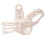 Wall Macrame Ukulele Gitarrhållare Bomullsrep Instrumenthängare 8