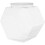 Clear Glass Kaka Låda Förvaringslåda Hexagon Form 6