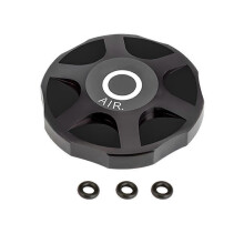(As show, Black) Mountain Bicycles Shock Absorption Air Gas Valves Cover Bicycles Suspension Fork Caps Road Bike Air Gas Fork Protector Red