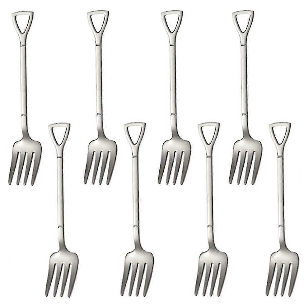 Set of 8 cake, fruit, salad, dessert forks