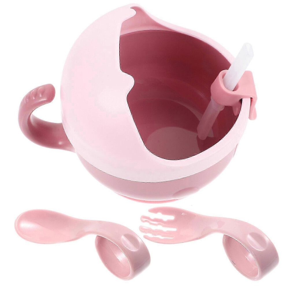Set Baby Bowls with Suction Cup, Elderly Suction Bowls, Anti-fall Feeding Bowls, Portable Feeding Bowls