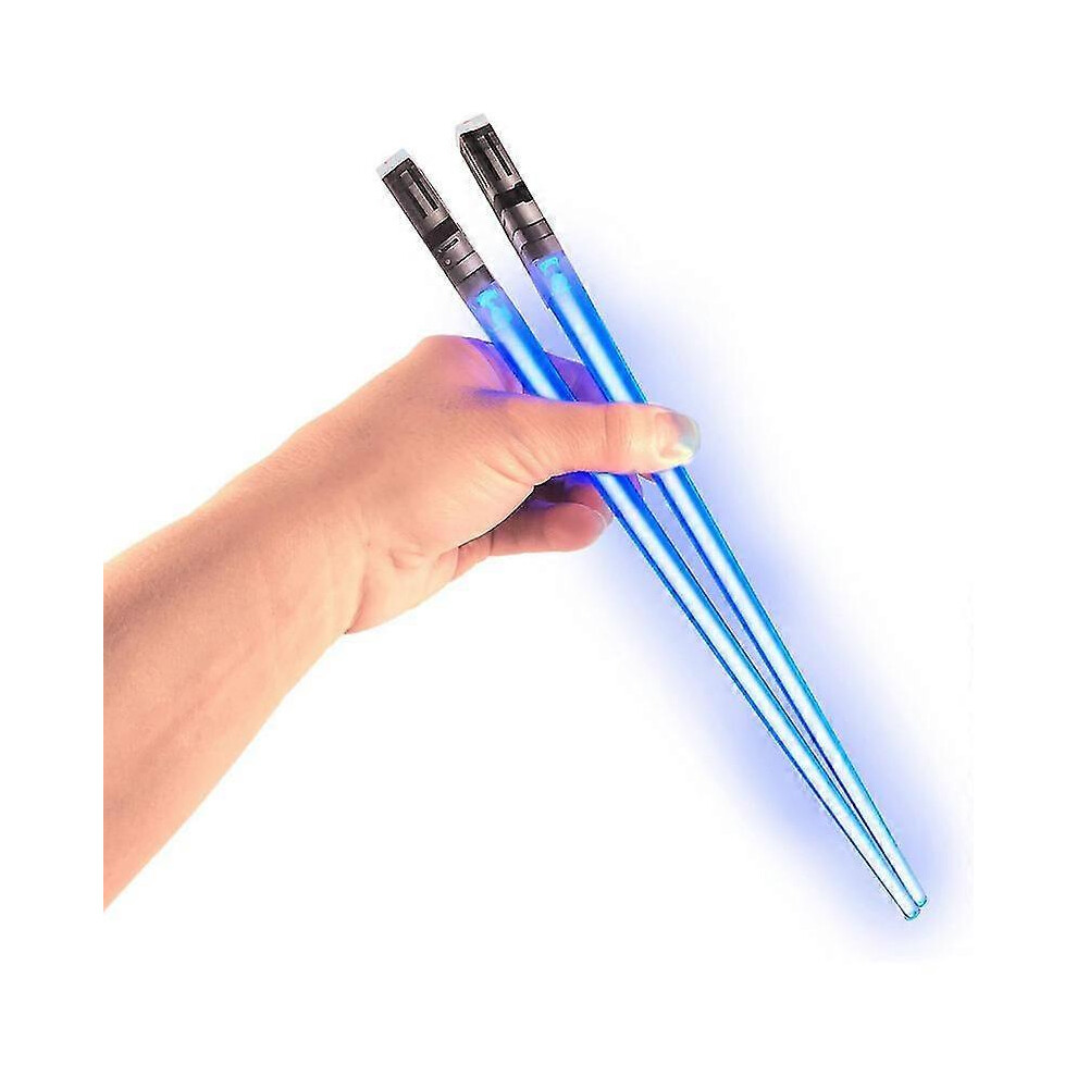 Kikidex (As Show, Color 4) Chopsticks Light Up,Led Glowing Light Saber Star Wars Chop Sticks