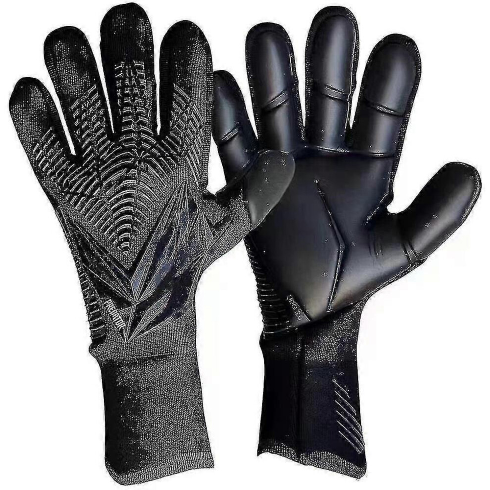 Kikidex (6, ) Goalkeeper Gloves For Kids Adult, Non-Slip Latex Soccer Goalie Gloves White