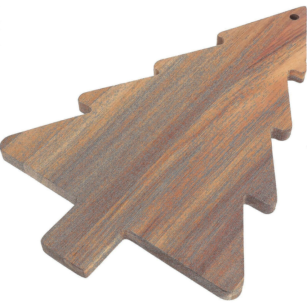 Kikidex (As Show, One Size) Kitchen Chopping Board Platter Cheese Vegetables Fruit Tray Christmas Tree Board