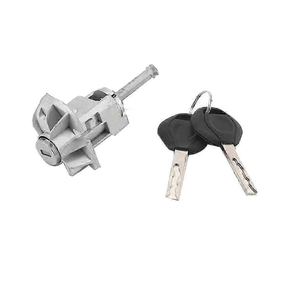 Kikidex (As Show, One Size) Suitable For 2001-2006 E46 3 Series Door Lock Cylinder Assembly, With 2 Keys 51217019976 Right Fron