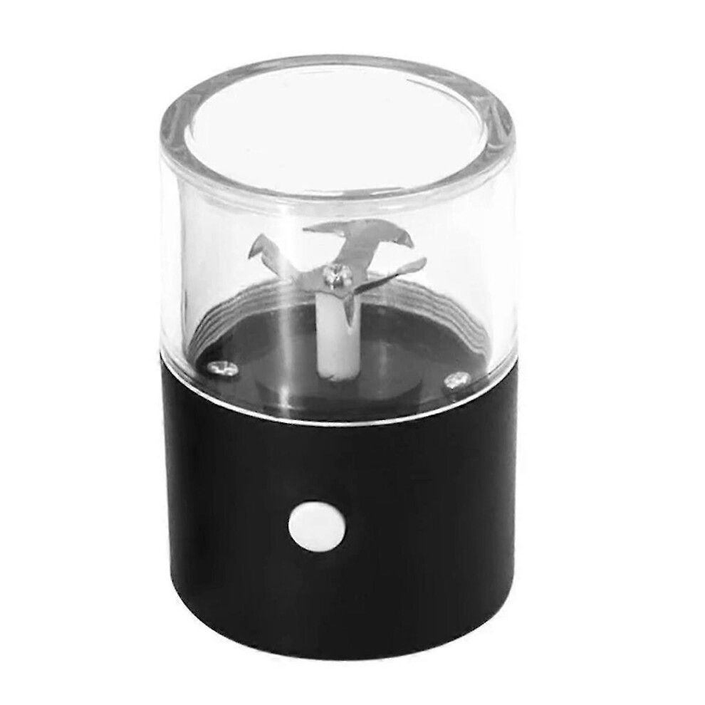 Kikidex (As Show, One Size) Electric Tobacco Crusher Usb Charging Grass Home Smoking Accessories Household ,Black