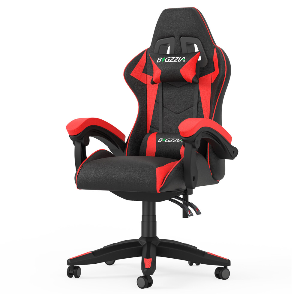 (Red) Ergonomic Racing Style Swivel Gaming Chair-image-OPC-PDSRKGN-NEW