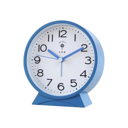 Quiet Movement Alarm Clock for Easy Time Checking-Blue
