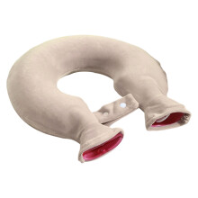 Neck Heating Pad With Hot Water Filling U Shape-mocha brown